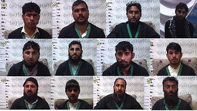  سیزده عضو یک شبکه تروریستی در ننگرهار دستگیر شدند